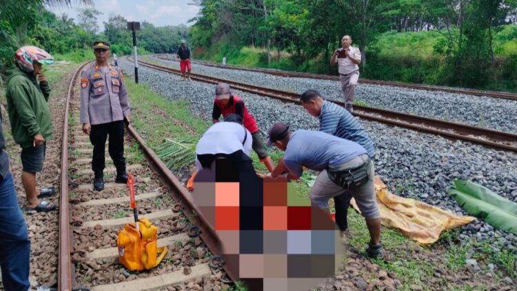 Polres Lampura, Evakuasi Cepat Bocah Tertabrak Kerata Api Di Banjar Wangi