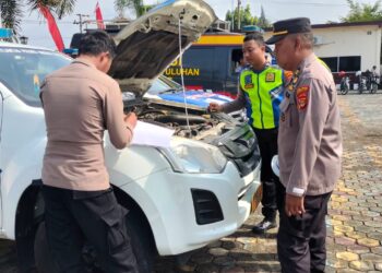 Jelang Ops Ketupat 2024, Polres Mesuji Lakukan Pengecekan Randis