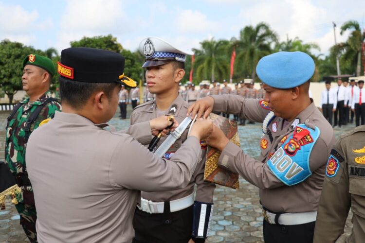 Kapolres Mesuji Pimpin Apel Gelar Pasukan Ops Ketupat Krakatau 2024