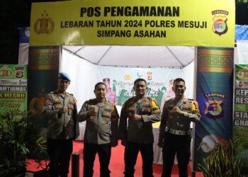 Kapolres Cek Kesiapan Pos Pam Lebaran di Wilayah Perbatasan
