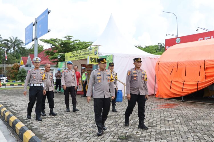 Arus Balik Lebaran, Kapolres Mesuji Pantau Situasi Rest Area 234 Tol Terpeka