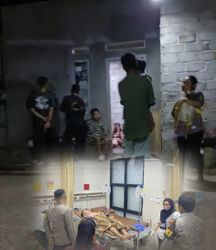 Usai Transaksi Seorang Lelaki Jadi Korban Pembacokan Brutal Hingga Kritis.