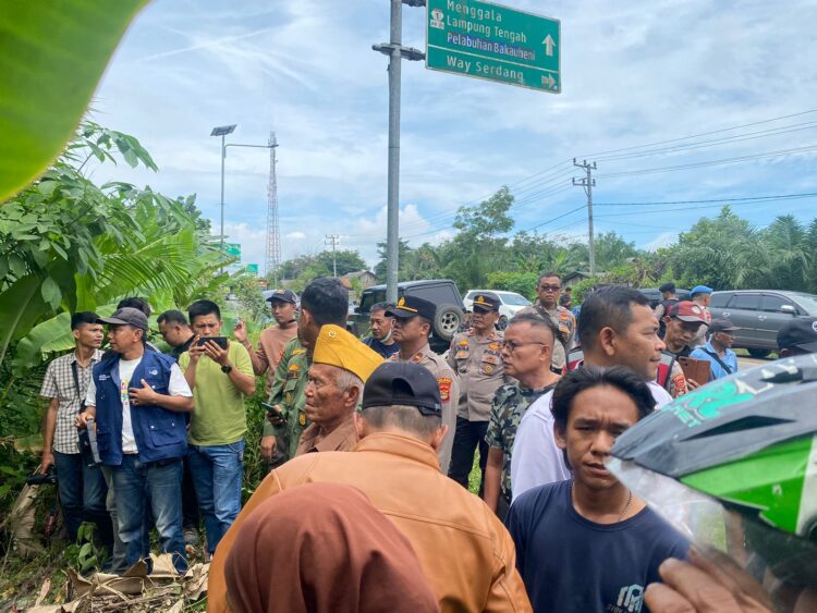Polres Mesuji Lakukan Pengamanan Unjuk Rasa LVRI Akam Duduki Lahan Register 45