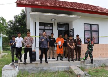 Polres dan Kejari Mesuji Gelar Rekonstruksi Kasus Pembunuhan Rossi Aprilia