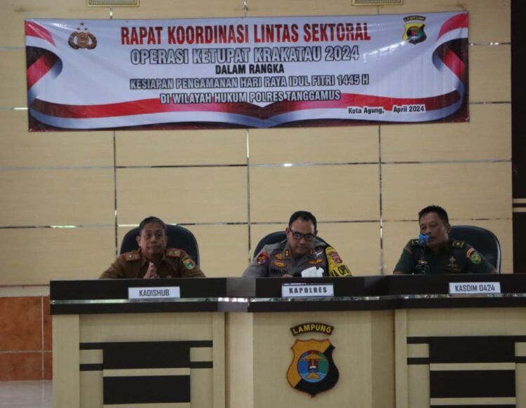 Polres Tanggamus Dirikan 1 Posyan dan 2 Pospam Demi Wujudkan “Mudik Ceria Penuh Makna”