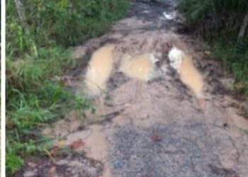 Jalan Alternatif TMMD Rusak Berat, Tokoh Penggagas Pemekaran Hoiri Rujungan Minta Pemkab Tidak Abaikan.