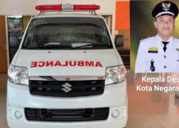 Tingkatkan Layanan Kesehatan Masyarakat, Pemdes Kota Negara Ilir Beli Ambulance 