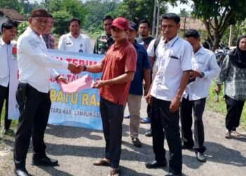 Geliat Pembangunan Fisik Desa Batu Raja, Tingkatkan Ekonomi Masyarakat