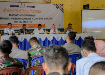 Pemkot Metro Gelar Rapat Penanganan Konflik Sosial