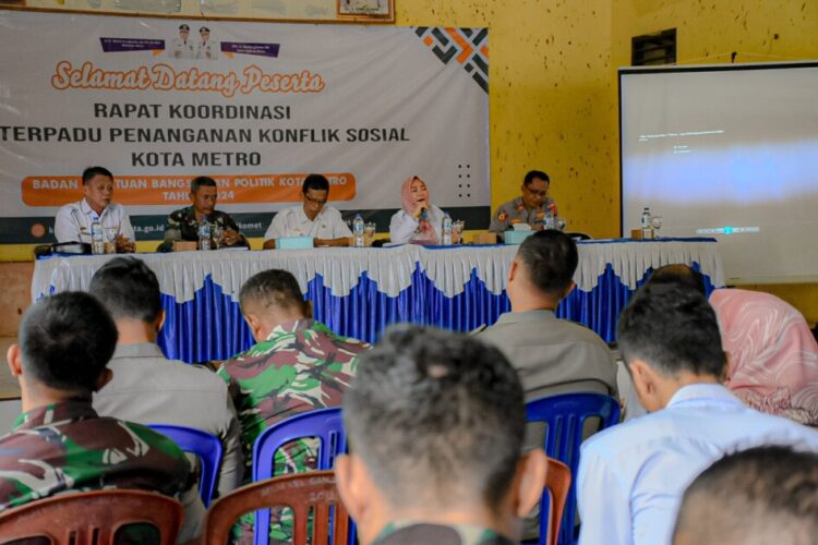 Pemkot Metro Gelar Rapat Penanganan Konflik Sosial
