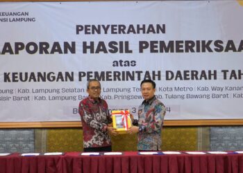 Kabupaten Pringsewu Raih WTP Kesembilan Kalinya Secara Berturut-turut dan meraih tindak lanjut tertinggi tingkat provinsi lampung dan nasional