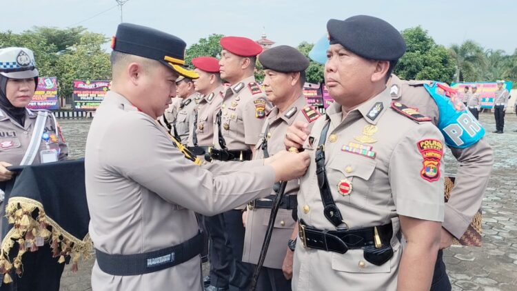 AKBP Ade Hermanto Pimpin Sertijab Beberapa PJU Dilingkup Polres Mesuji