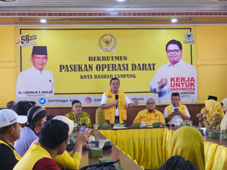 Golkar Bandar Lampung Sambut Hangat Bacagub Hanan bersama Pengurus DPP