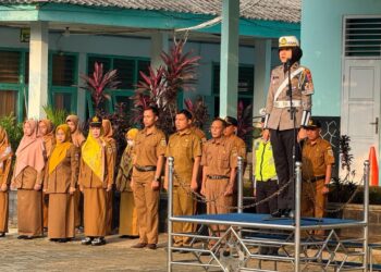 Kunjungi SMAN 1 Gadingrejo, Polantas Ajak Siswa Tertib berlalu Lintas