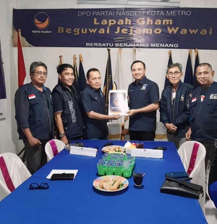 DPD Partai NasDem Metro Usulkan Nama Balonkada ke DPP