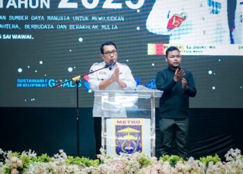 Kota Metro Sukses Raih Sertifikat Penghargaan Adipura Katagori Kota Sedang