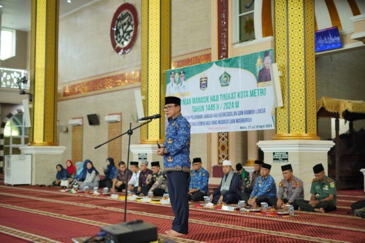 Walikota Metro Buka Manasik Haji Tingkat Kota