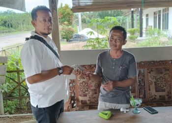 Ops Sikat Krakatau 2024, Polsek Way Serdang Terima Penyerahan 1 Pucuk Senpira
