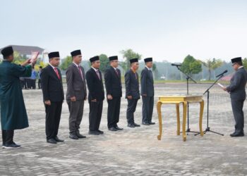 Akhir Masa Jabatan, Sulpakar Lantik 6 Pejabat Eselon ll Berikut Daftarnya
