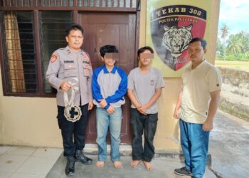 Tawuran Remaja di Pringsewu Dibubarkan Polisi, Dua Pemuda dan Senjata Modifikasi Diamankan