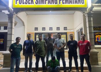 Curi Besi Tua di PT TBL, Warga Tuba Dibekuk Satreskrim Polsek Simpang Pematang