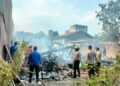 Rumah Ketua RT Di Pringsewu Terbakar, Kerugian Capai Ratusan Juta