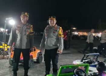 Cipta Kondisi, Kapolres Mesuji Pimpin Patroli Malam Takbir Hari Raya Idul Adha 1445 H