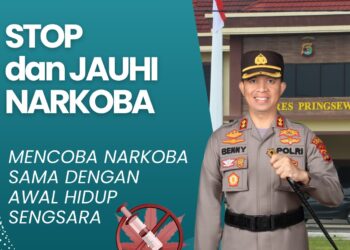Polres Pringsewu Mengimbau Masyarakat Menjauhi Narkoba