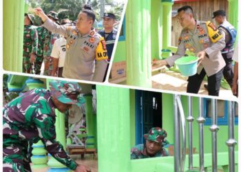 HUT Bhayangkara ke 78, Kapolres Mesuji Gelar Bhakti Religi di Masjid Al Ikhlas Labuhan Permai