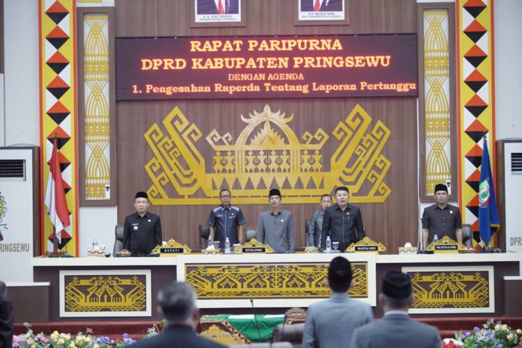 RLPP APBD Pringsewu 2023 Disahkan