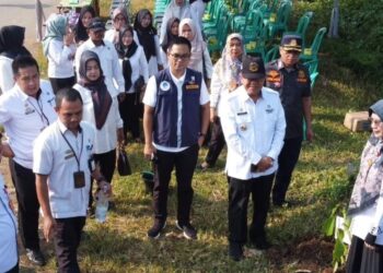 Hari Lingkungan Hidup Sedunia, Pemkab Lampura, Forkopimda dan PWI Tanam Ribuan Bibit Pohon Serentak