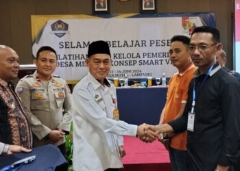 Aparatur Pemdes Di Lampura Ikuti Pelatihan Penguatan Tata Kelola Pemerintahan Desa Cerdas