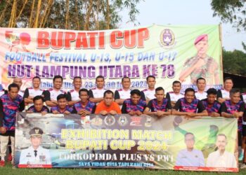 Bupati Cup, Forkopimda VS PWI Lampura  1 – 0