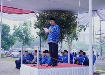 Pemkab Pringsewu Gelar Upacara Harlah Pancasila dan Harkitnas 2024