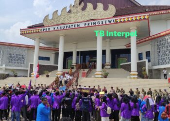 Unjuk Rasa Mahasiswa di Pringsewu Berlangsung Damai, Polisi Ucapkan Terima Kasih kepada Peserta Aksi dan Petugas Pengamanan