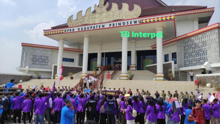 Unjuk Rasa Mahasiswa di Pringsewu Berlangsung Damai, Polisi Ucapkan Terima Kasih kepada Peserta Aksi dan Petugas Pengamanan