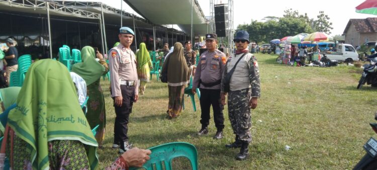 Polisi Amankan Pengajian HARLAH ke-78 Muslimat NU di Pringsewu