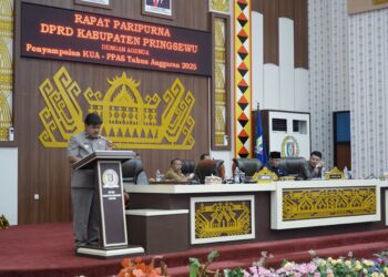 Pemkab Pringsewu Sampaikan Rancangan KUA-PPAS 2025