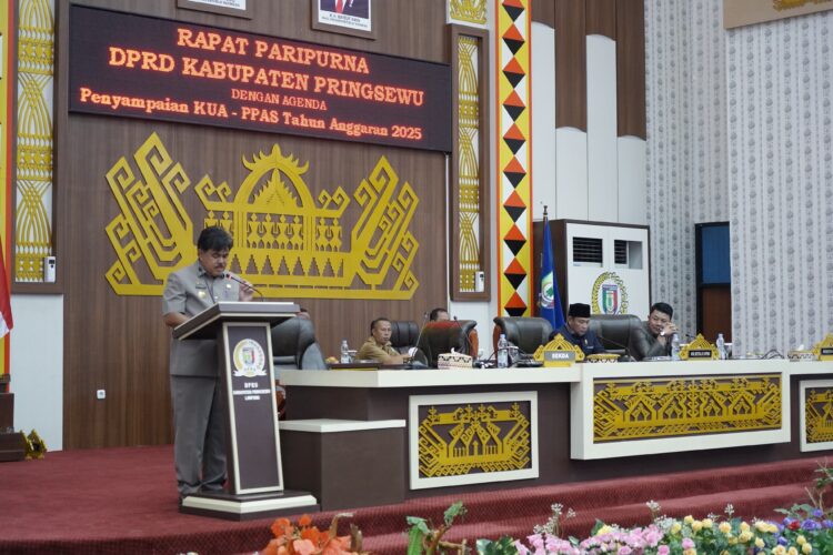 Pemkab Pringsewu Sampaikan Rancangan KUA-PPAS 2025