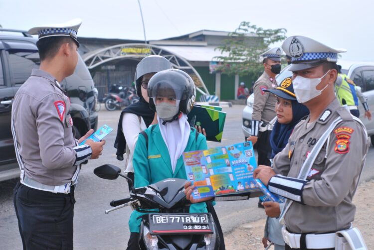 Sepekan Operasi Patuh Krakatau 2024, Polres Pringsewu Tindak 574 Pelanggar Lalu Lintas