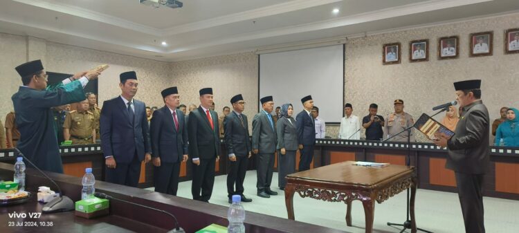 PJ Bupati Lantik 7 Pejabat, Dua Diantaranya Import, Sekda: Mereka Harus Berinovasi