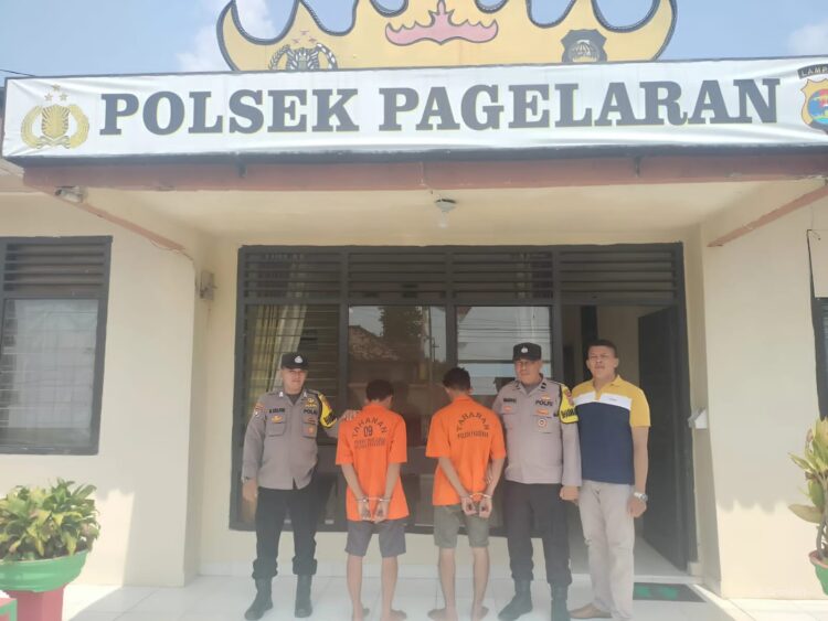 Polsek Pagelaran Tangkap Dua Pelaku Penipuan dan Penggelapan Mesin Bajak Sawah