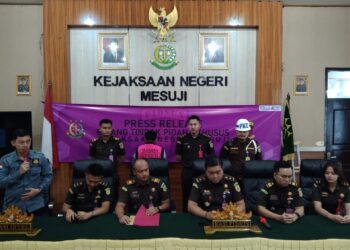 Rugikan Negara 3 Milyar Lebih, Mantan Kades Sriwijaya Ditetapkan Tersangka Oleh Kejari Mesuji