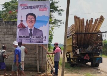 Hamartoni Ahadis Maju Pilkada, Relawan Bergerak di 232 Desa Dan Kelurahan Di Lampura