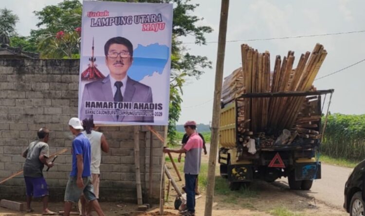Hamartoni Ahadis Maju Pilkada, Relawan Bergerak di 232 Desa Dan Kelurahan Di Lampura