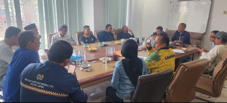 PWI Lampung Rapat Pemantapan Porwanas 2024