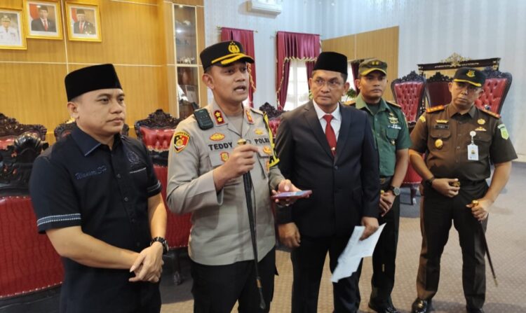 Forkopimda Dukung Polres Lampura Bubarkan Hiburan Organ Tunggal Yang Melanggar Batas Waktu
