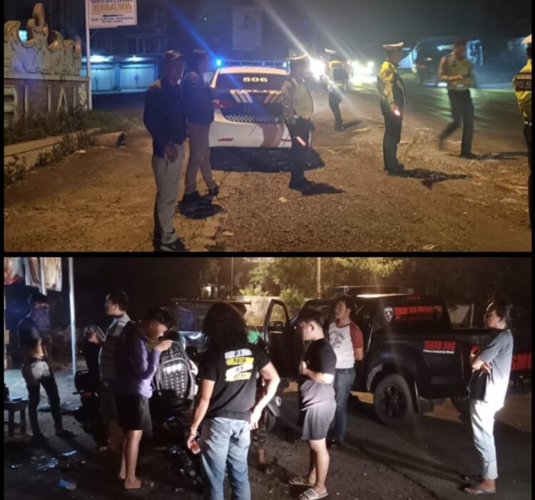 Polres Lampura Operasi Kenakalan Remaja Di Malam Hari