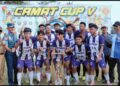 Taklukkan Ciamis 2-0 , Klub Sepak Bola Hanakau Jaya Raih Juara 1, Camat Cup V Sungkai Utara