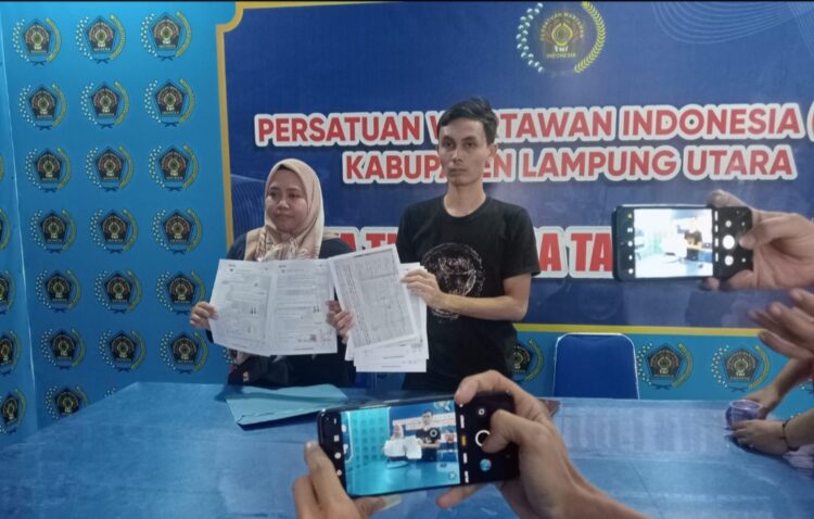 Dilaporkan Ke Polisi, , HRD PT. Mega Auto Central Finance Ngadu Ke PWI Lampura